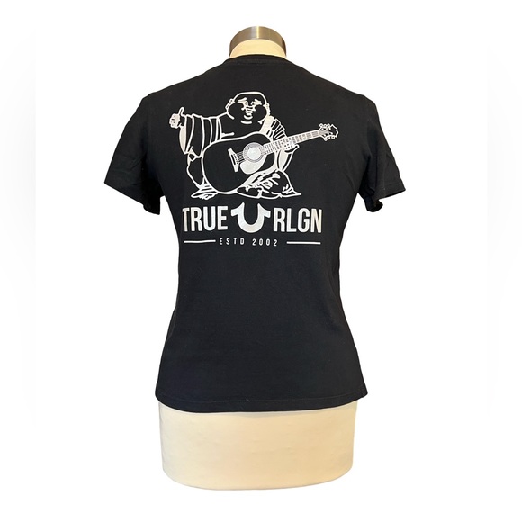 True Religion Buddha Logo T-shirt black size medium - Picture 1 of 4